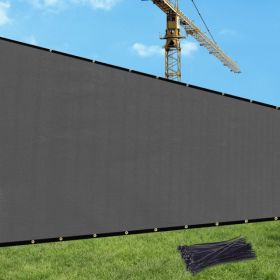 5'X50' Dark Grey HDPE Fence (Option: Defaulttitle)