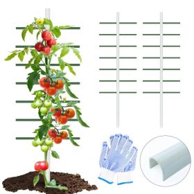 1PC 2FT*7FT White U-shaped Tube Climbing Trellis, Garden Flower Stand, Vegetable Climbing Trellis, Balcony And Garden Plant Climbing Trellis (Option: 2FT7FT)
