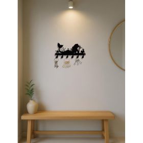 Mermaid-Themed Wall Hook Set, Decorative Metal Wall Hooks For Kitchen (Option: Hook)